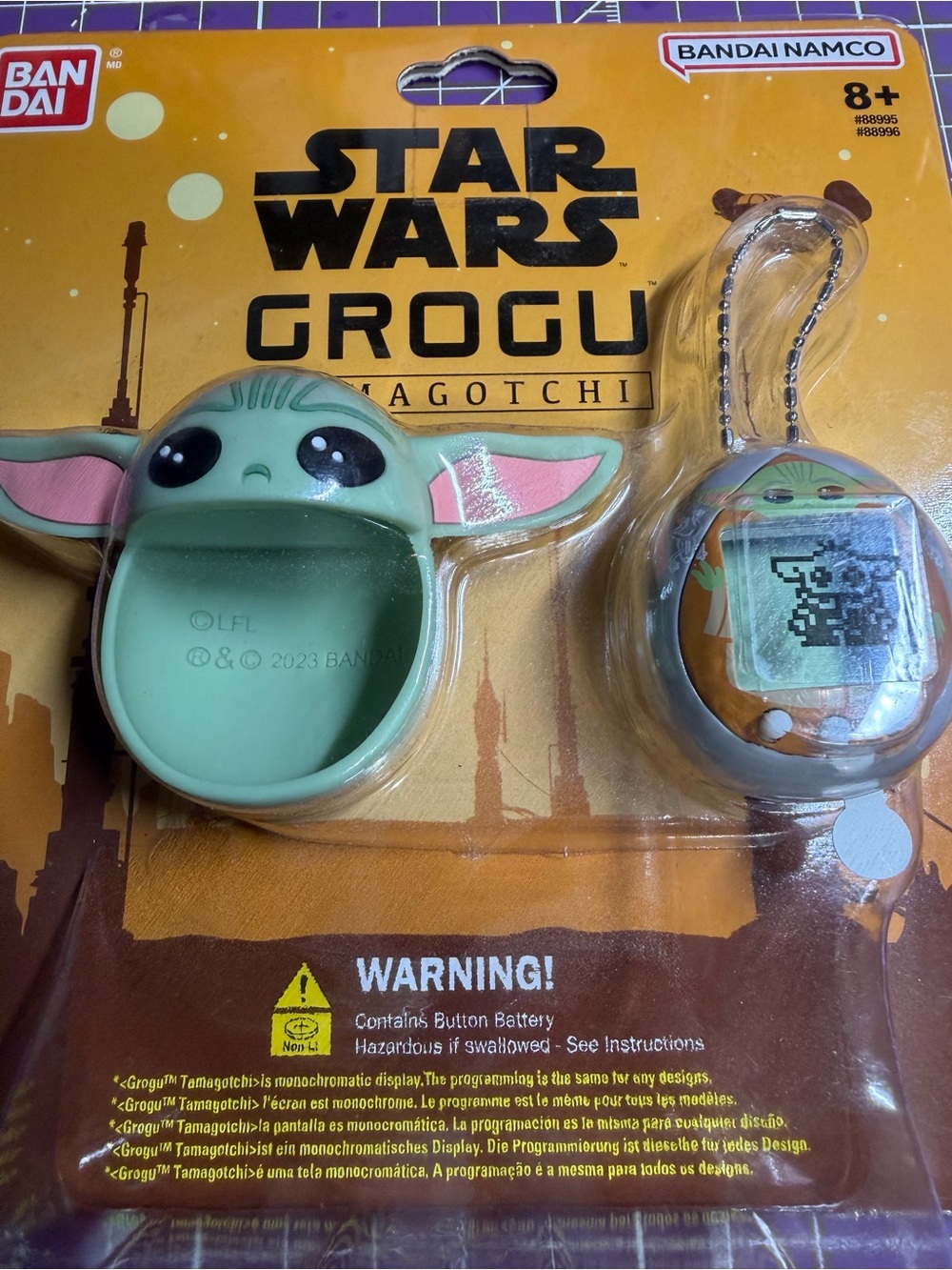 Rare Grogu BANDAI Star Wars Grogu Tamagotchi Keychain